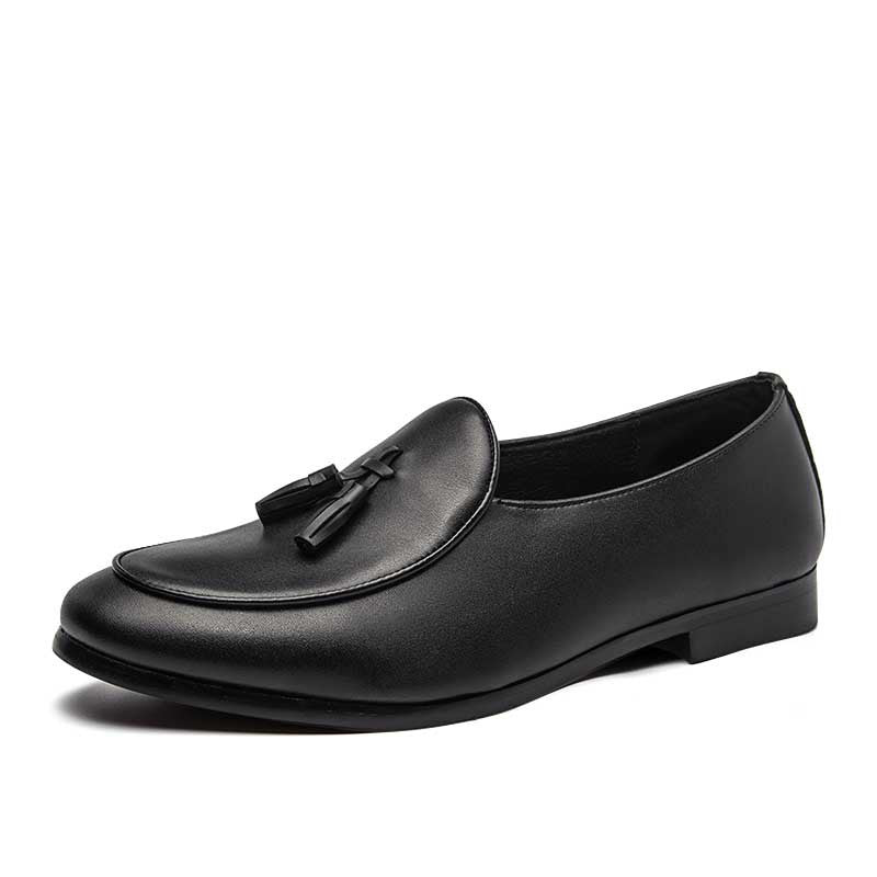 Damen Mokassins Elegante Leder Schuhe
