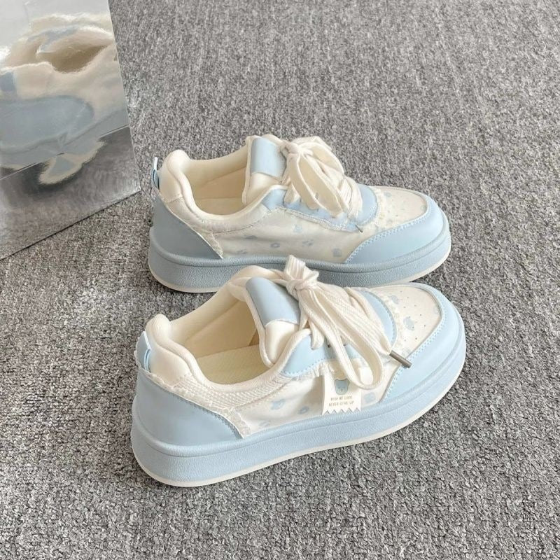 Damen Schnürschuhe Weich Bequem Schwarz - Norvielle