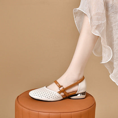 Damen Ballerinas Riemchen Komfort