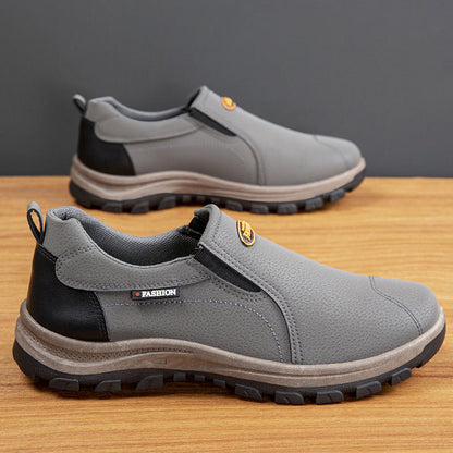 Damen Slip-On Schuhe Bequem Leder