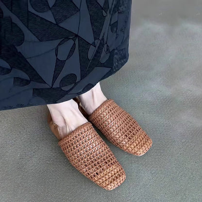 Damen Slipper Bequem Lässig Mit Netzdesign