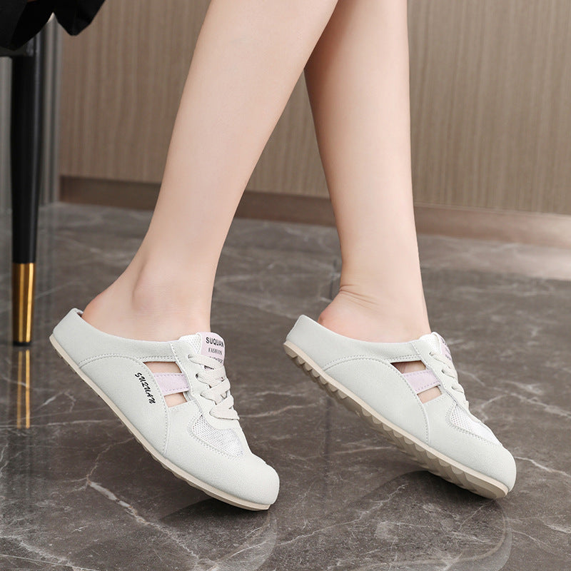 Damen Schlüpfschuhe Atmungsaktiv Ergonomisch Bequem