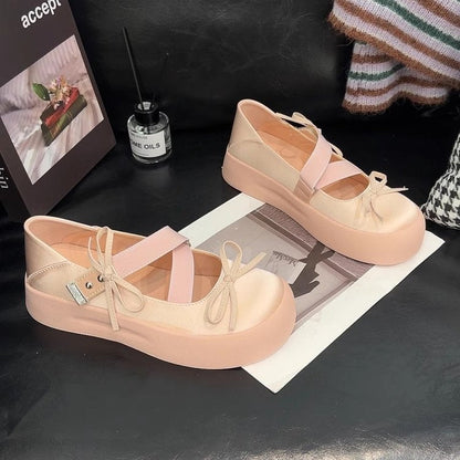 Damen Plateausneaker Hoher Absatz Riemen