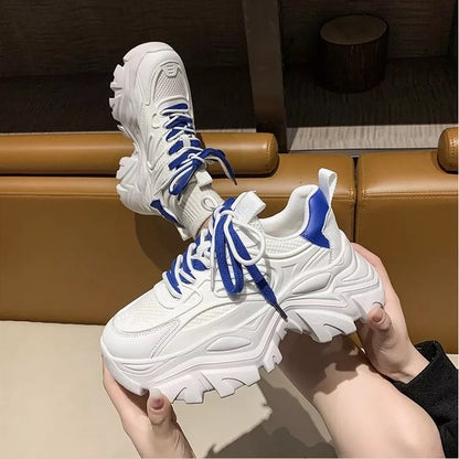 Damen Sneaker Dicksohlige Sportlich