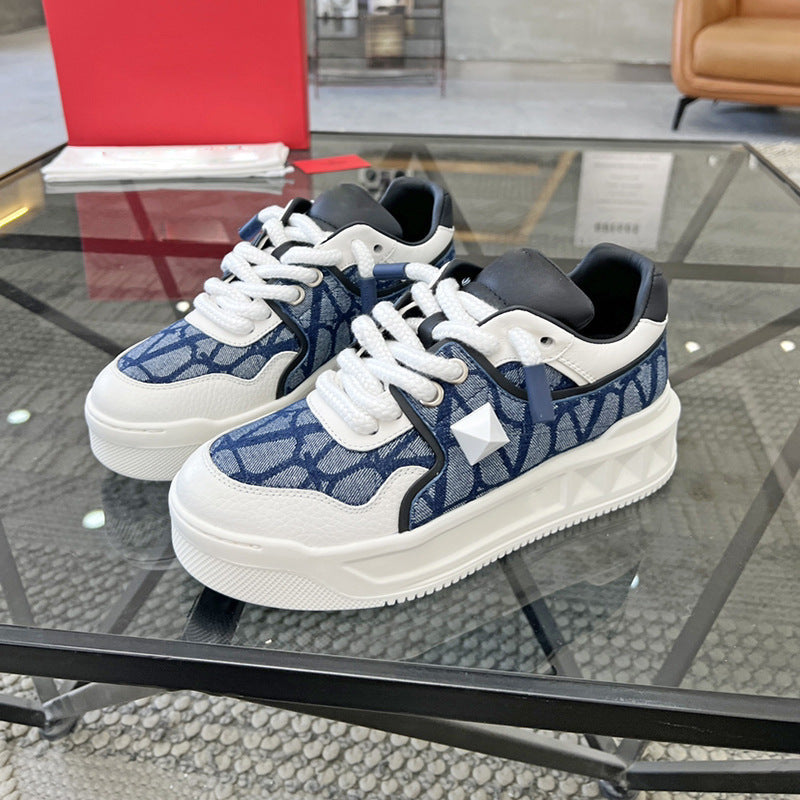 Damen Sneaker Camouflage Robust Sport