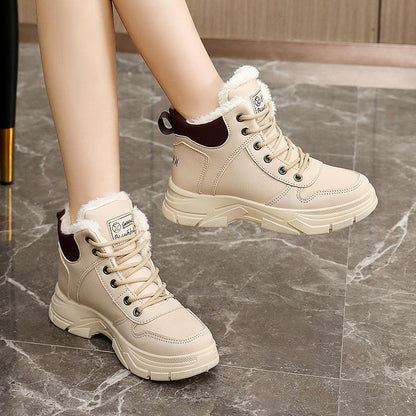 Damen High- Sneaker Gefüttert Warm Winter