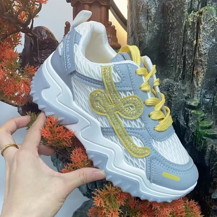 Damen Sneaker Atmungsaktiv Glitzernde Akzente Sportlich - Norvielle