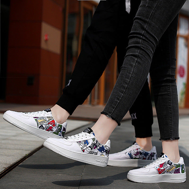 Damen Sneaker Bunt Grafikdesign Sportlich