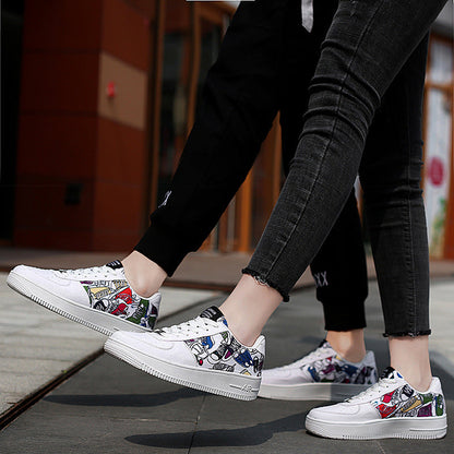 Damen Sneaker Bunt Grafikdesign Sportlich