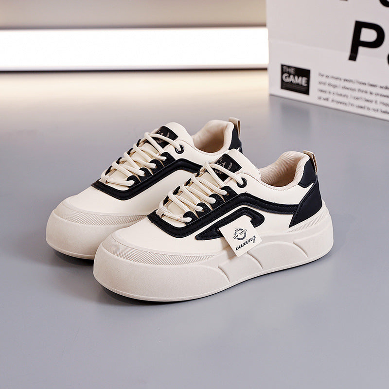 Damen Sneaker Dicke Sohle Atmungsaktives Material