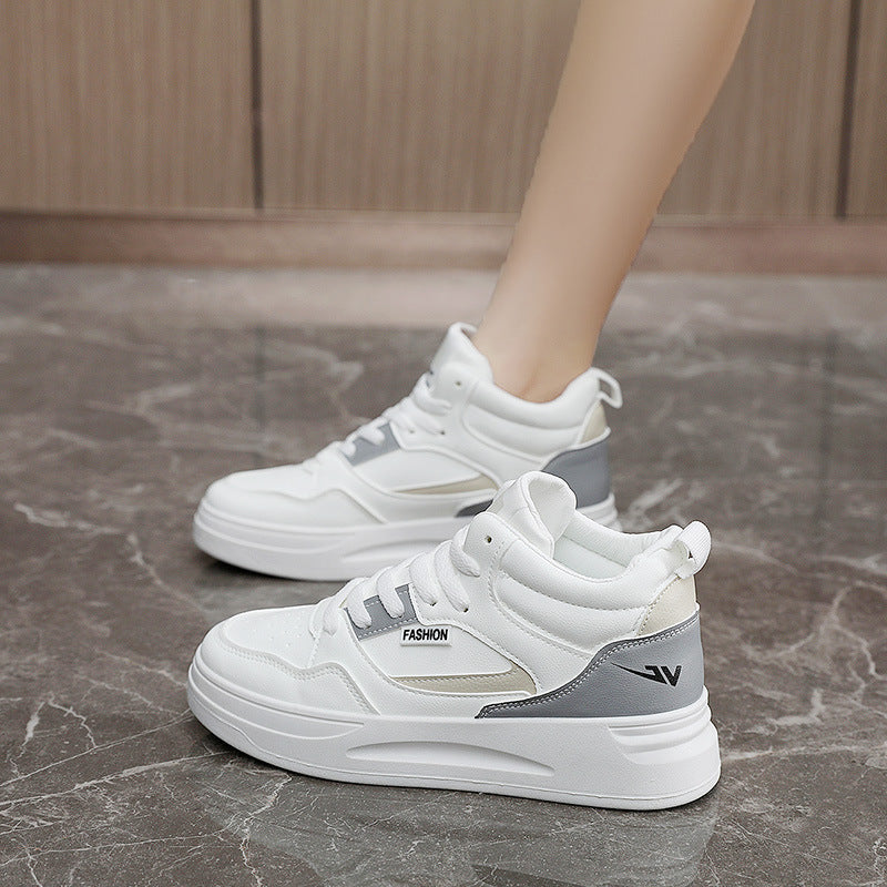 Damen High- Sneaker Atmungsaktives Mesh Dämpfende Sohle