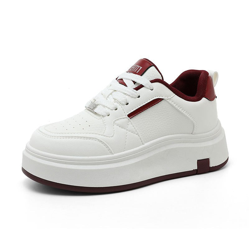 Damen Plateau Sneaker Komfortabel Modisch - Norvielle