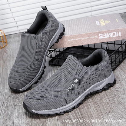 Damen Laufschuhe Atmungsaktives Mesh Bequem Slip-On Sneaker