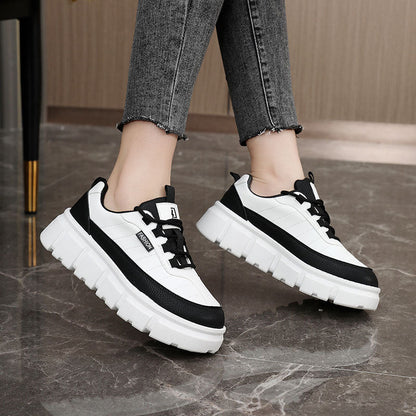 Damen Chunky Sneaker Bequem atmungsaktives Material