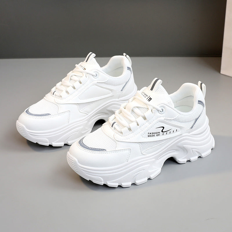 Damen Sneaker Chunky Sportlich Bequem Mit Stoßdämpfung