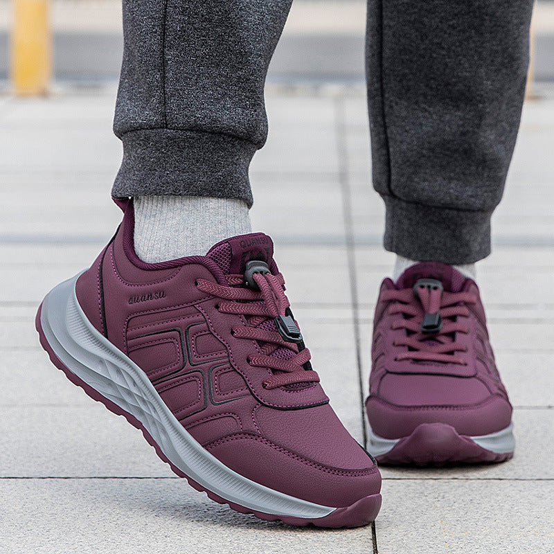 Damen Sneaker Sportlich Atmungsaktiv Weiches Innenfutter
