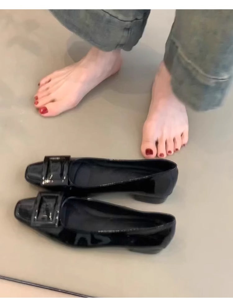 Damen Ballerinas Komfortabel Faltbar
