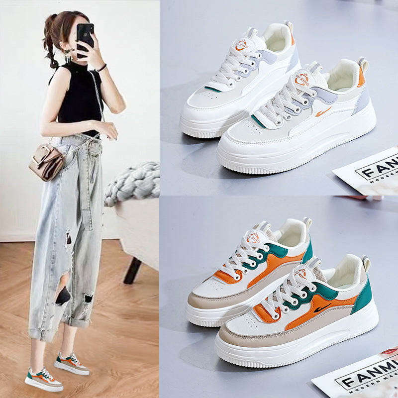 Damen Sneaker Plateau atmungsaktiv Modisch