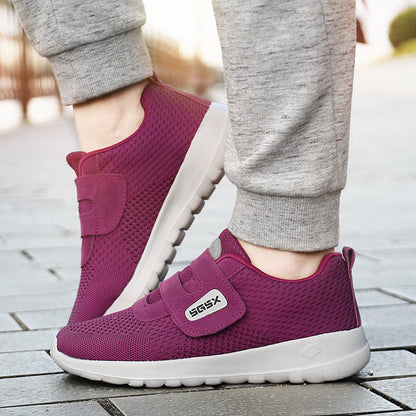 Damen Laufschuhe Atmungsaktives Mesh Klettverschluss