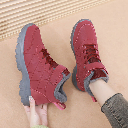 Damen Wanderstiefel Warm Isoliert Rutschfest