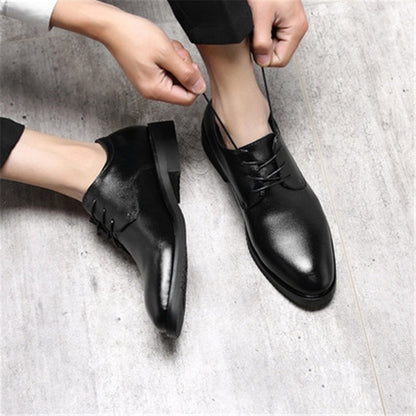 Herren Schnürschuhe Leder