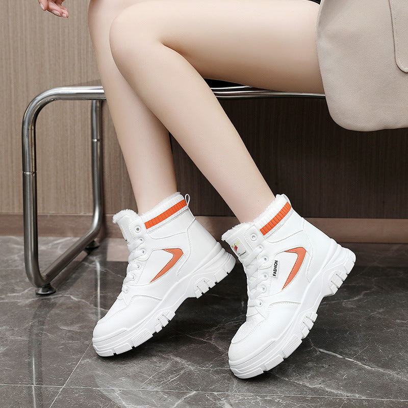 Damen High- Sneaker Warmes Innenfutter Strapazierfähig