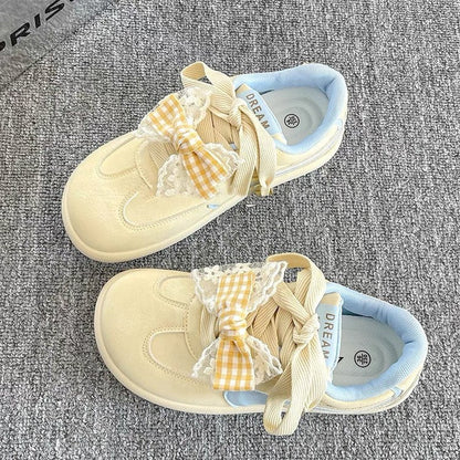 Damen Sneaker Bunt Karo Sportlich - Norvielle