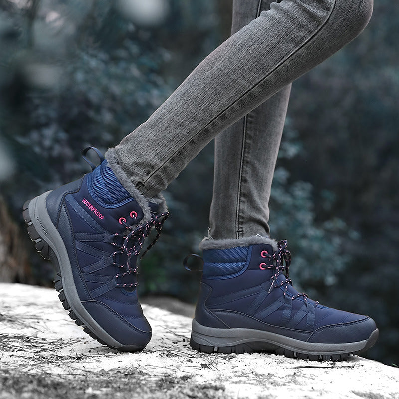 Damen Winterstiefel Isoliert Rutschfest Wasserdicht