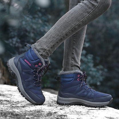 Damen Winterstiefel Isoliert Rutschfest Wasserdicht
