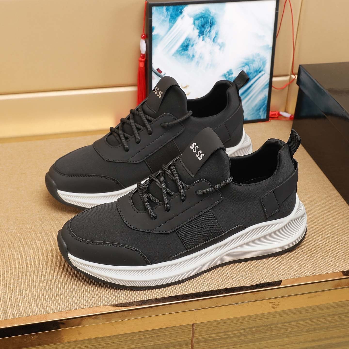 Damen Laufschuhe Atmungsaktives Mesh Dämpfungssystem