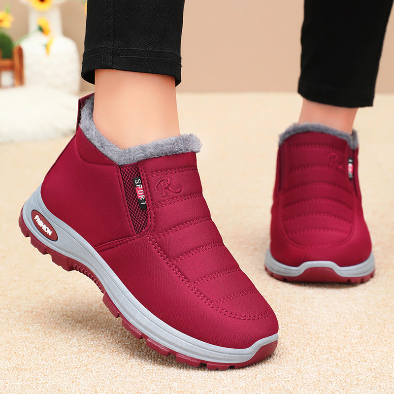 Damen Winterstiefel Wetterfest Warm Gefüttert