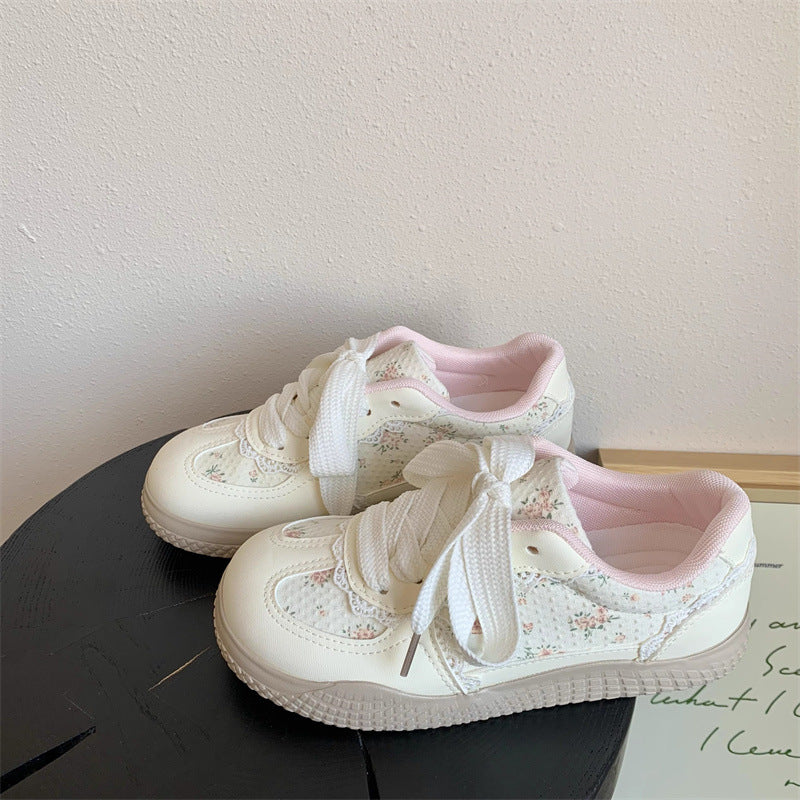 Damen Sneaker Bequem Flora Design - Norvielle