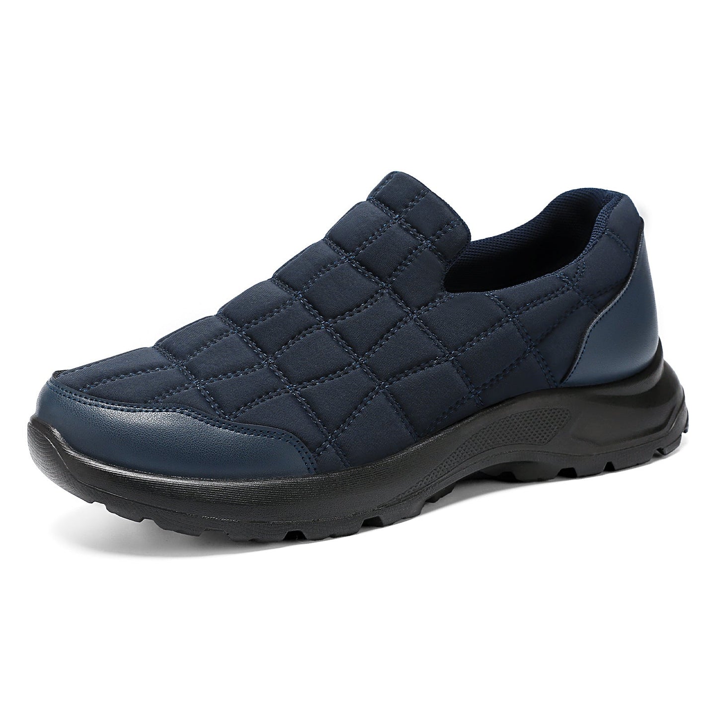 Damen Sneaker Bequem Slip-On Weiches Leder
