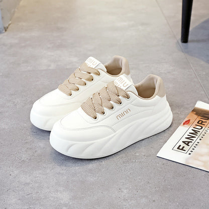 Damen Sneaker Atmungsaktives Mesh Dicke Sohle