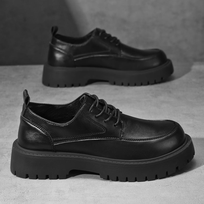 Damen Schnürschuhe Elegante Lederschuhe Hochwertig Schwarz - Norvielle