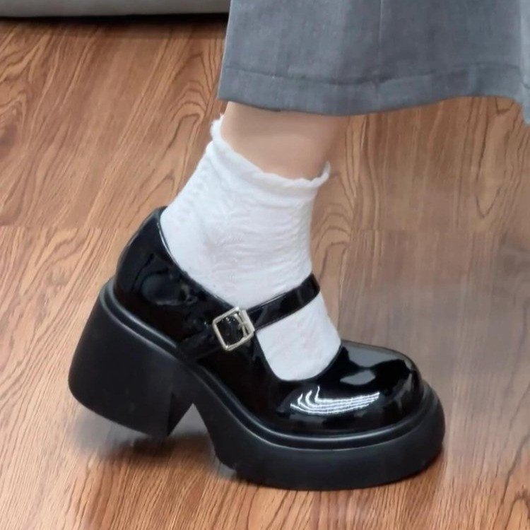 Damen Plateau Schuhe Bequem Verstellbar Mit Riemen - Norvielle
