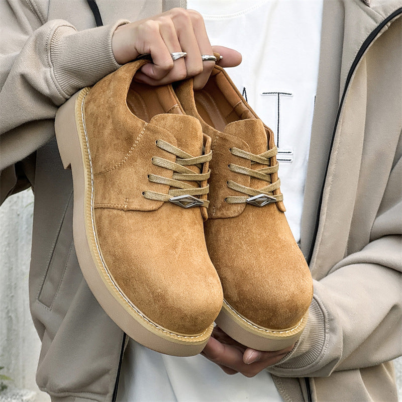Damen Schnürschuhe Weiches Wildleder Stabile Sohle - Norvielle