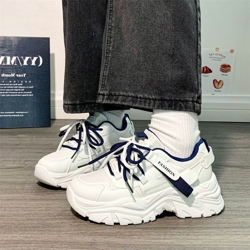 Damen Sneaker Bequem Rutschfest Chunky Modisch