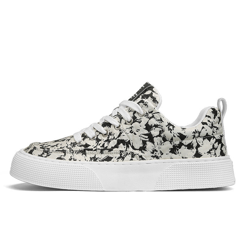 Damen Sneaker Modernes Florales Design Komfortable Sohle