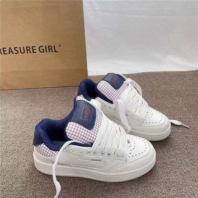 Damen Sneaker Atmungsaktives Obermaterial Schnürsystem Schwarz - Norvielle
