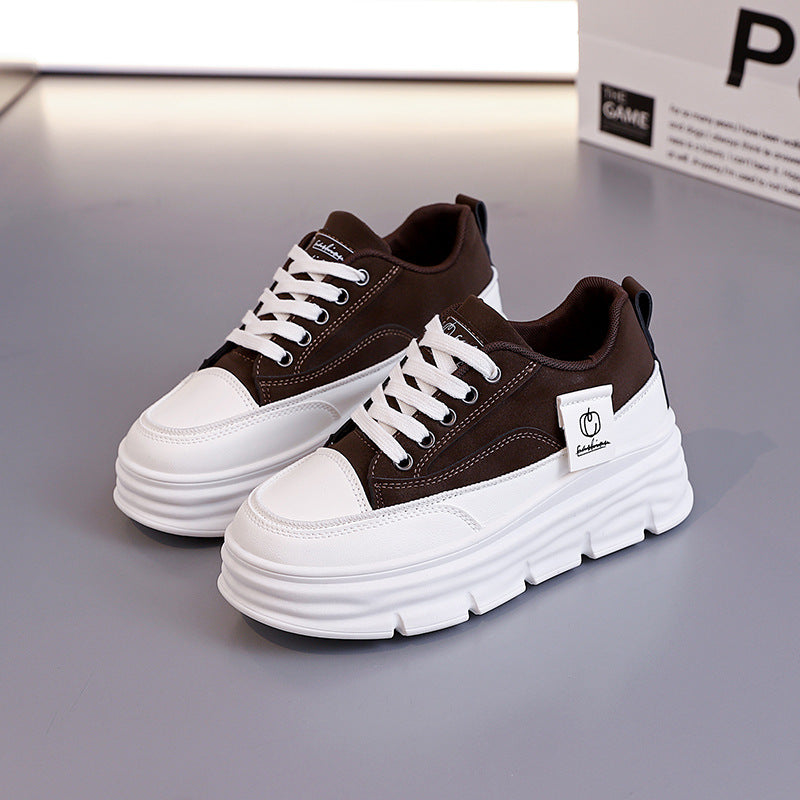 Damen High Sneaker Chunky Rutschfest Bequem