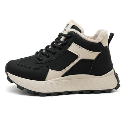 Damen High- Sneaker Flauschig Rutschfest