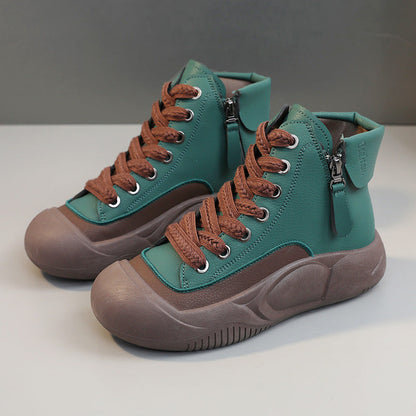 Damen Hochsneaker Robust Reißverschluss