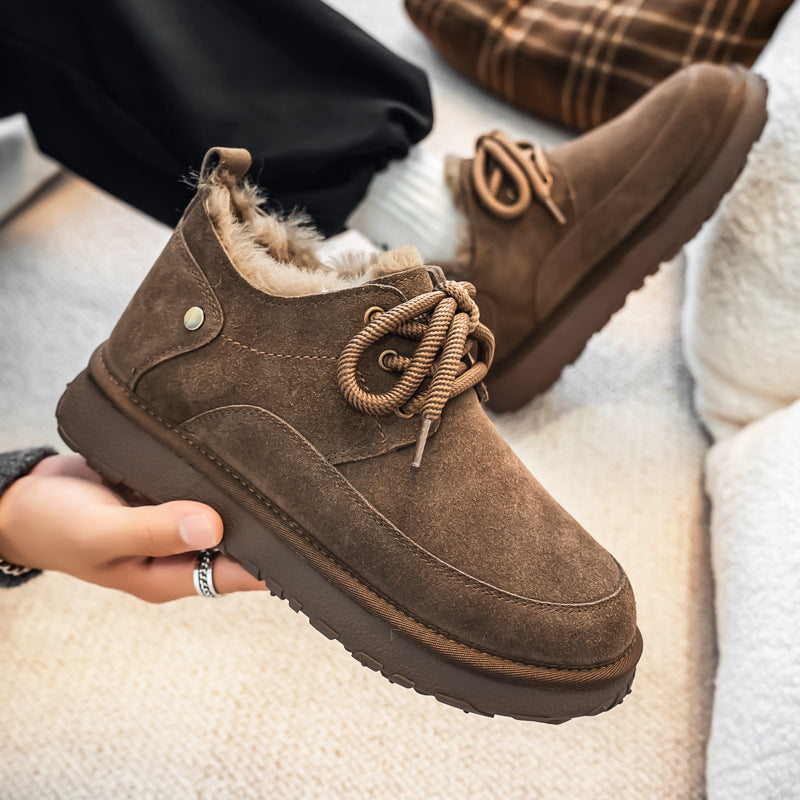 Damen Winterstiefel Bequem Warm Plüschfutter