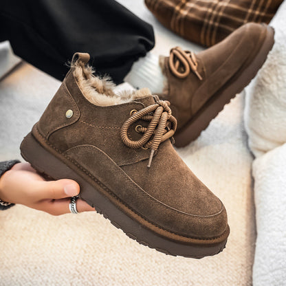 Damen Winterstiefel Bequem Warm Plüschfutter