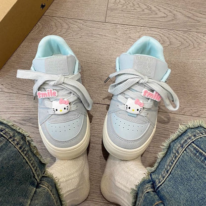 Damen Sneaker Hello Kitty Bequem Dämpfung