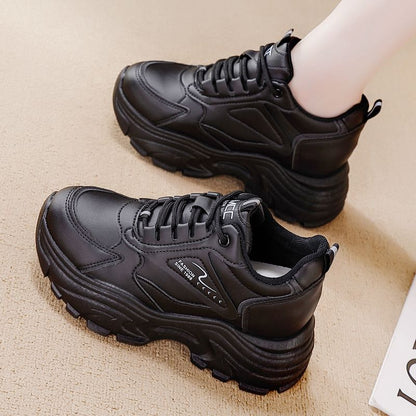 Damen Sneaker Chunky Rutschfest Atmungsaktives Material