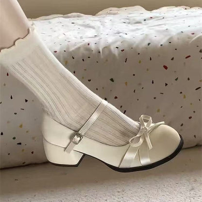 Damen Ballerinas mit Schleifen Detail und Komfortsohle - Norvielle