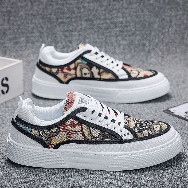 Damen Sneaker Bequem Sportlich Muster