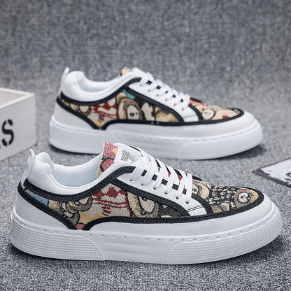 Damen Sneaker Bequem Sportlich Muster
